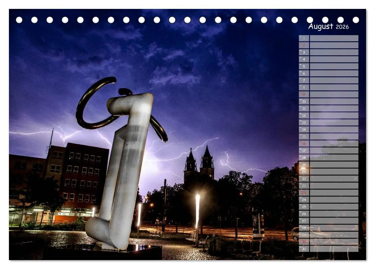 Bild: 9783457978078 | Der Magdeburger Dom 2026 (Tischkalender 2026 DIN A5 quer), CALVENDO...