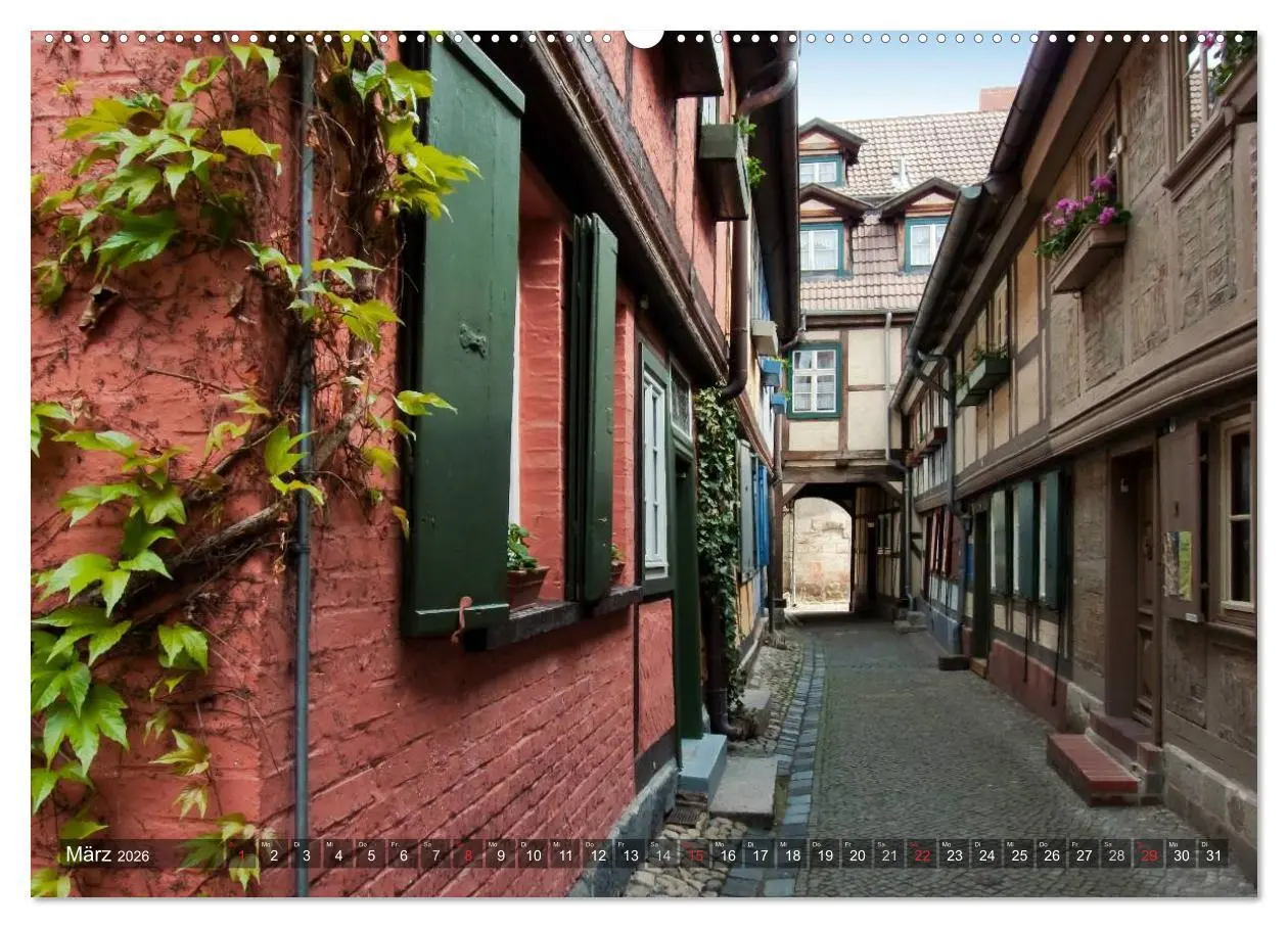 Bild: 9783516138078 | Malerisches Quedlinburg (Wandkalender 2026 DIN A2 quer), CALVENDO...