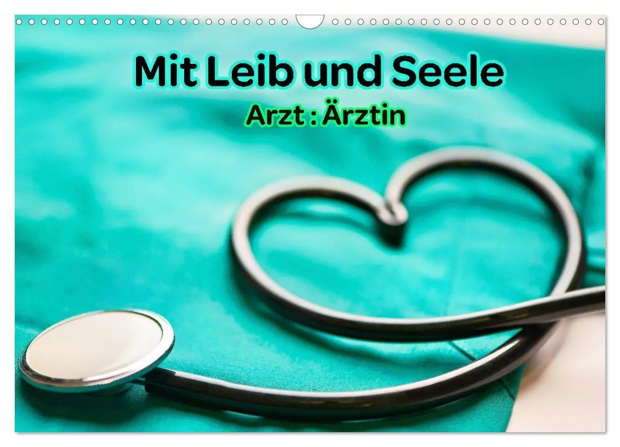 Cover: 9783516688078 | Mit Leib und Seele - Arzt: Ärztin (Wandkalender 2026 DIN A3 quer),...