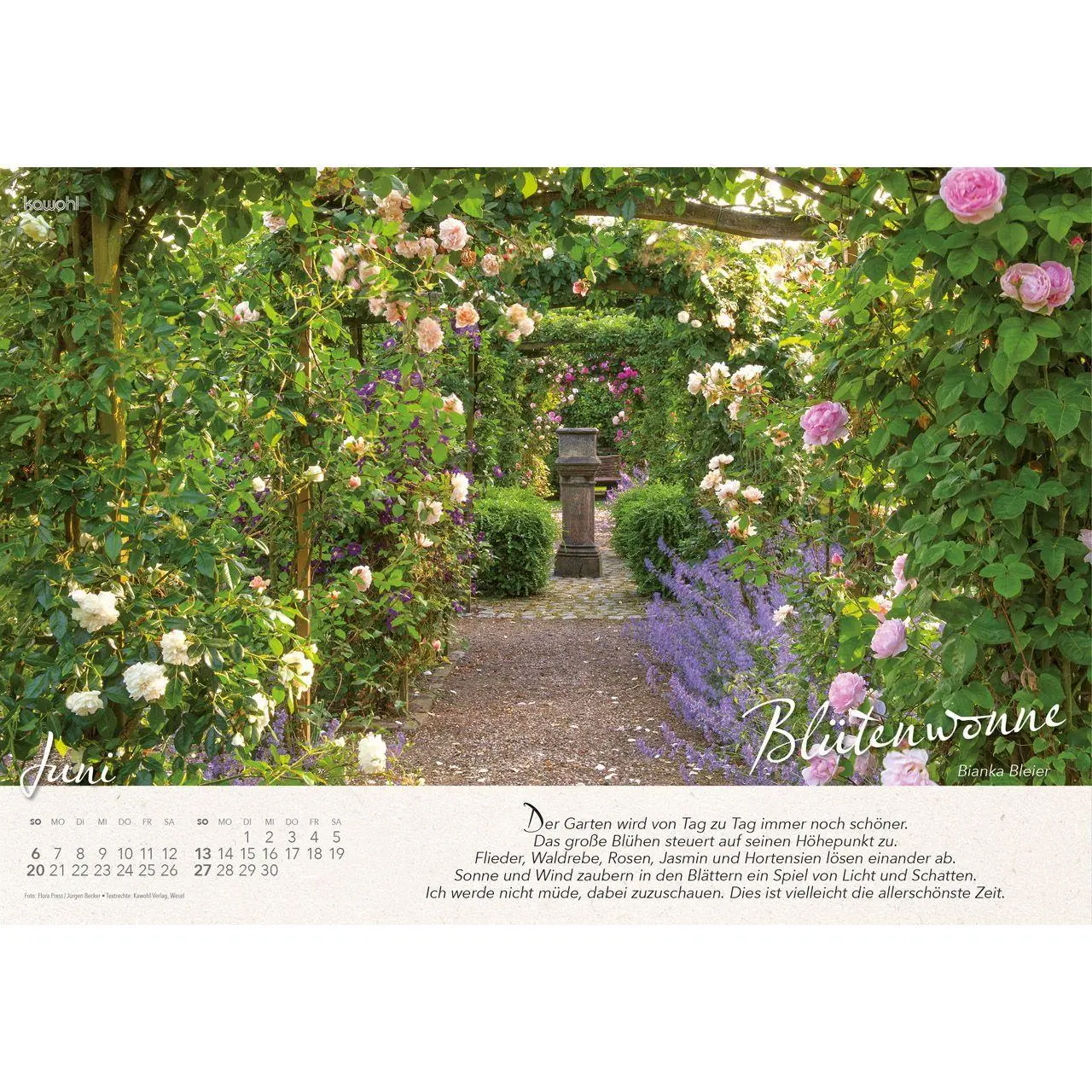 Bild: 9783754808078 | Wo Himmel und Erde sich berühren 2027 | Gartenkalender | Bianka Bleier