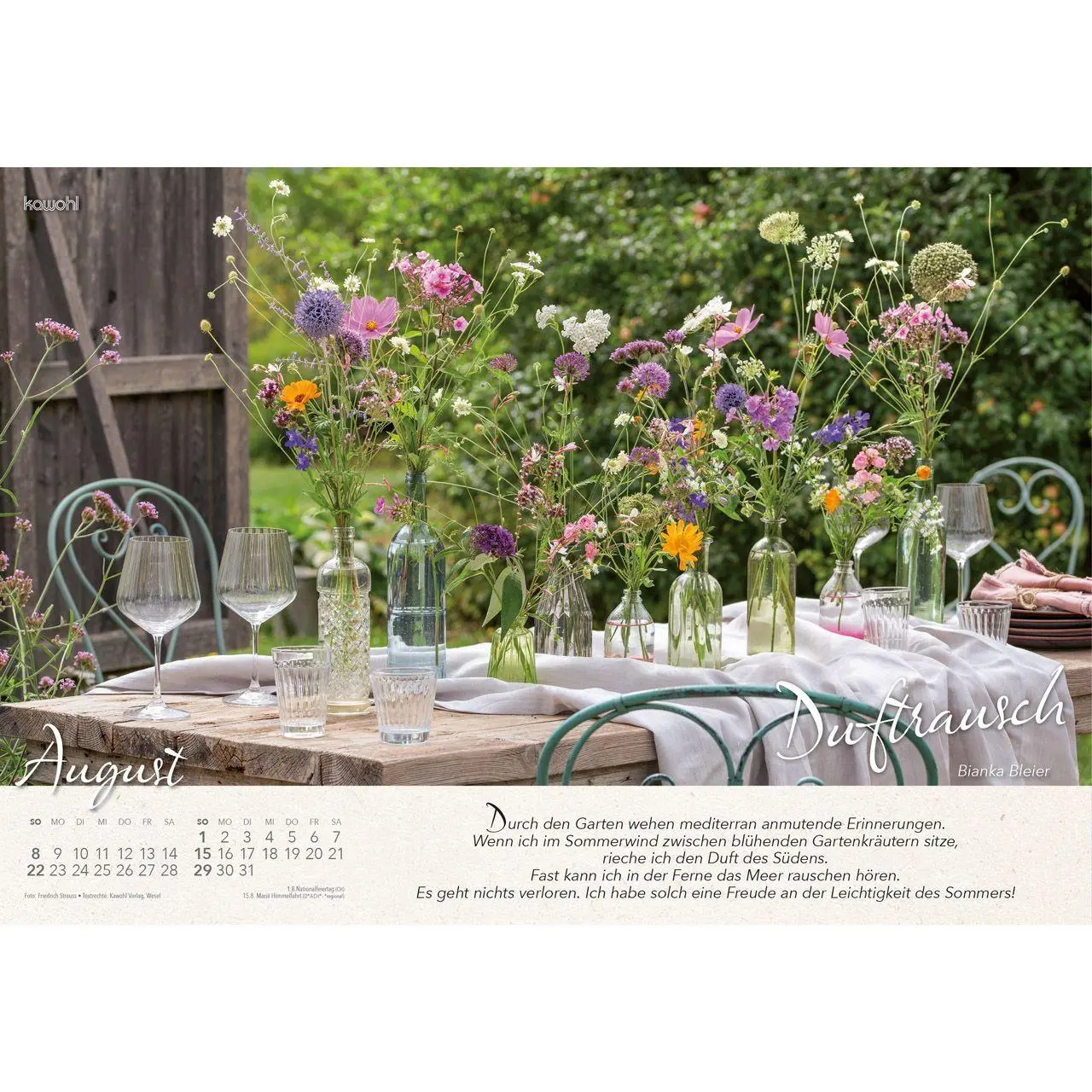 Bild: 9783754808078 | Wo Himmel und Erde sich berühren 2027 | Gartenkalender | Bianka Bleier