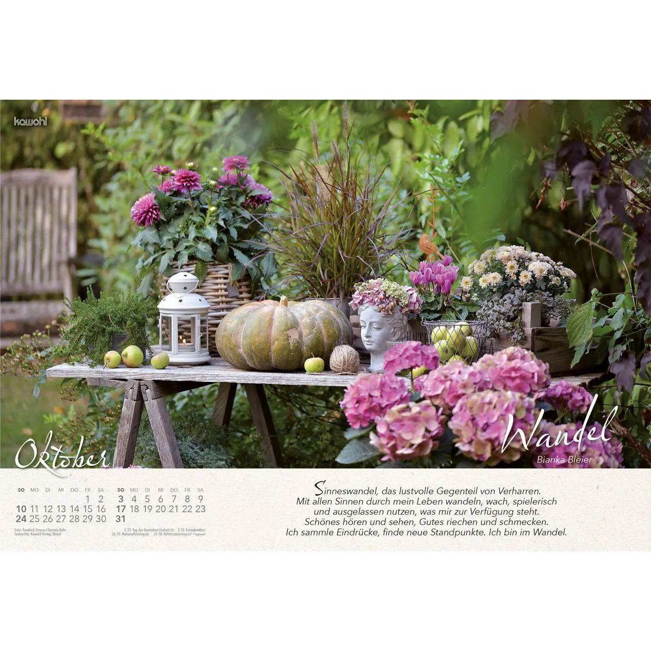 Bild: 9783754808078 | Wo Himmel und Erde sich berühren 2027 | Gartenkalender | Bianka Bleier
