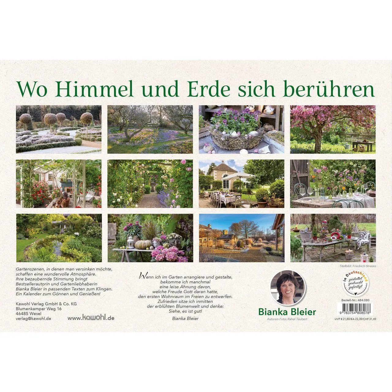 Bild: 9783754808078 | Wo Himmel und Erde sich berühren 2027 | Gartenkalender | Bianka Bleier