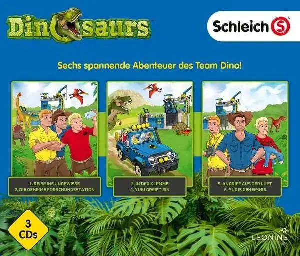 Cover: 4061229138178 | Schleich Dinosaurs Hörspielbox 1 | Audio-CD | 3 Audio-CDs | Deutsch
