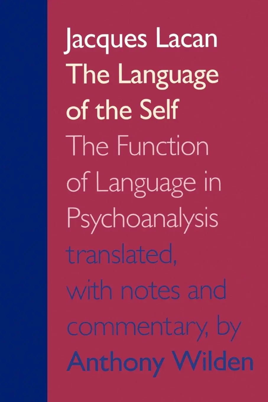Cover: 9780801858178 | The Language of the Self | The Function of Language in Psychoanalysis