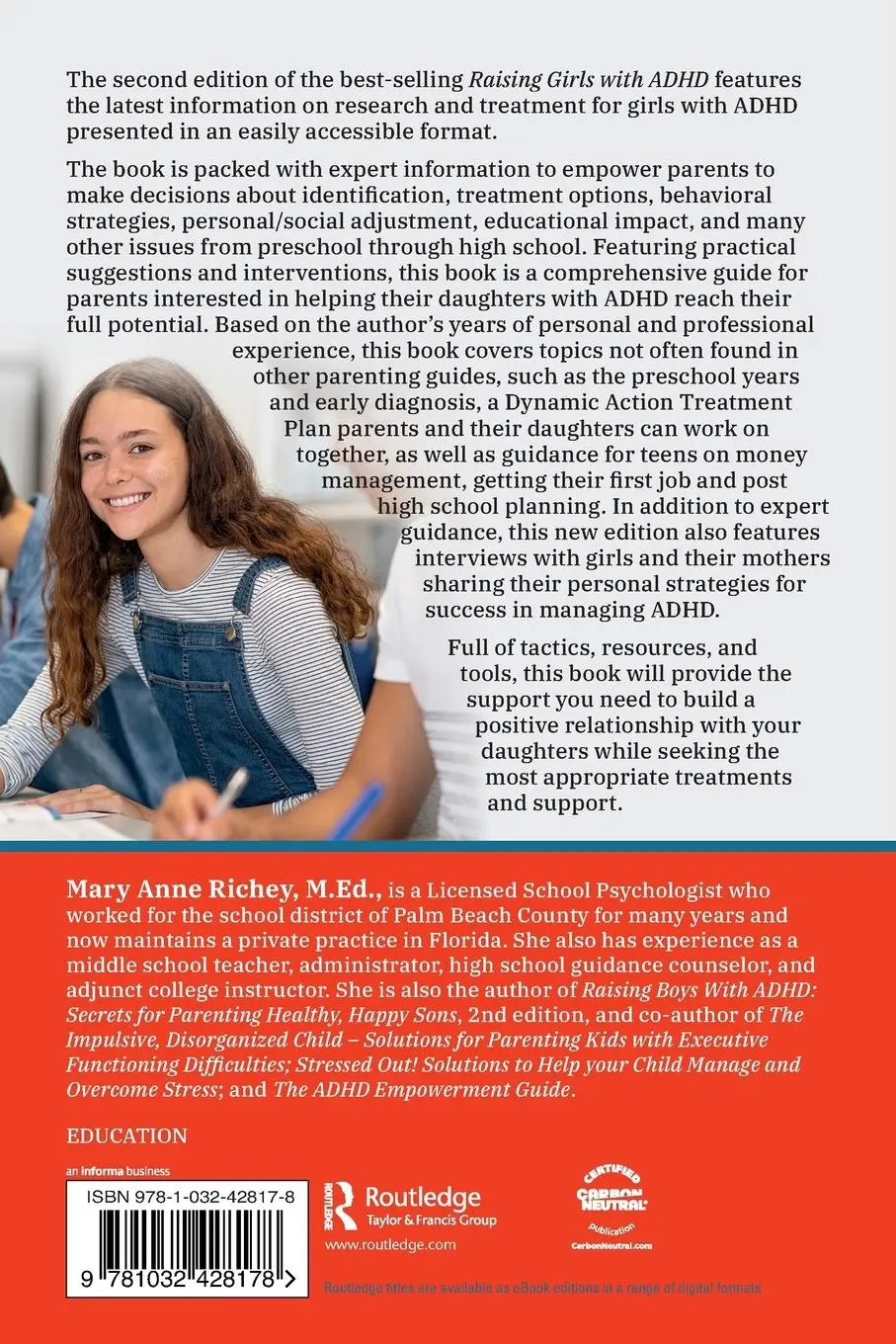 Rückseite: 9781032428178 | Raising Girls With ADHD | Mary Anne Richey | Taschenbuch | Englisch