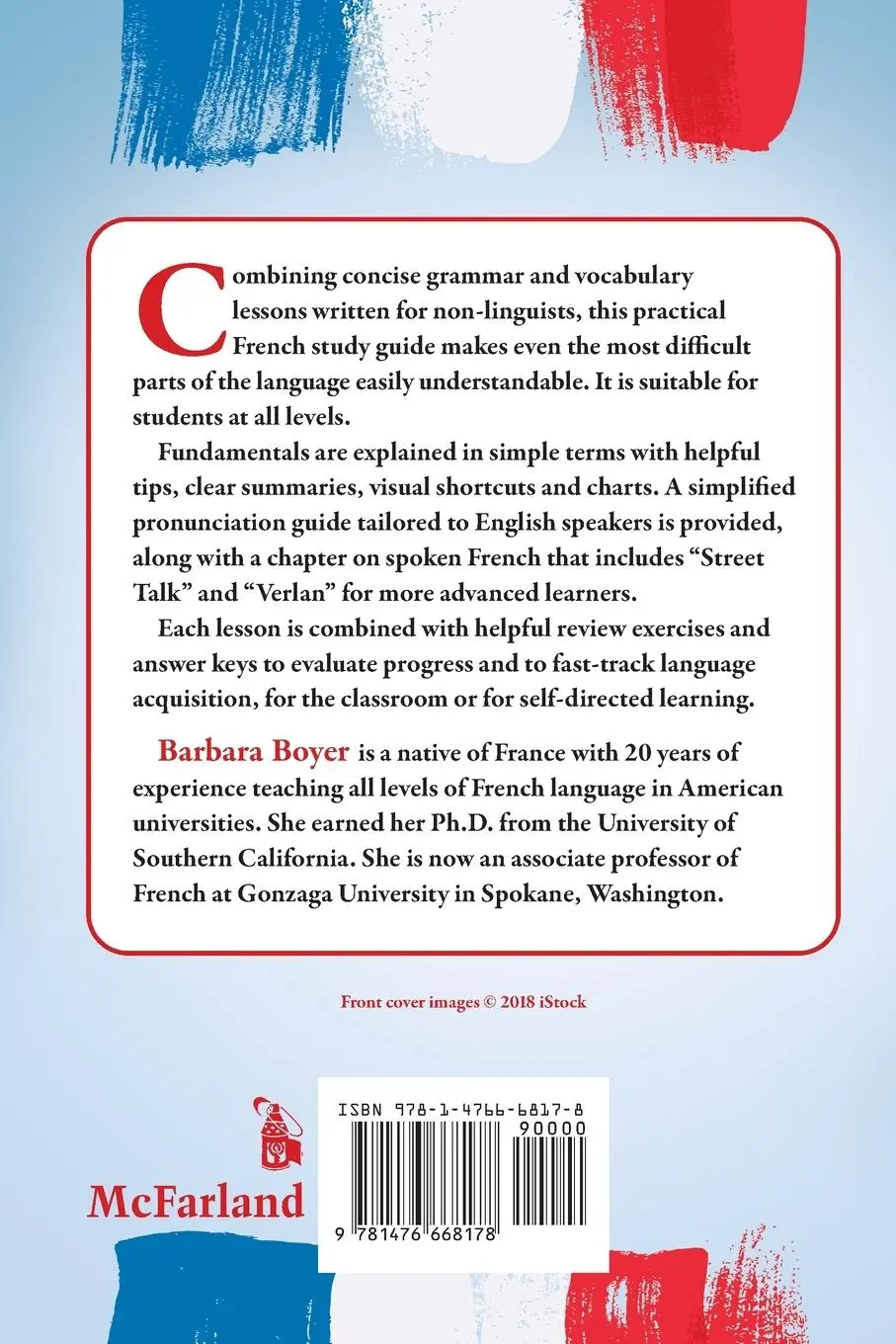 Rückseite: 9781476668178 | French in a Flash | Grammar and Vocabulary Fundamentals | Boyer | Buch