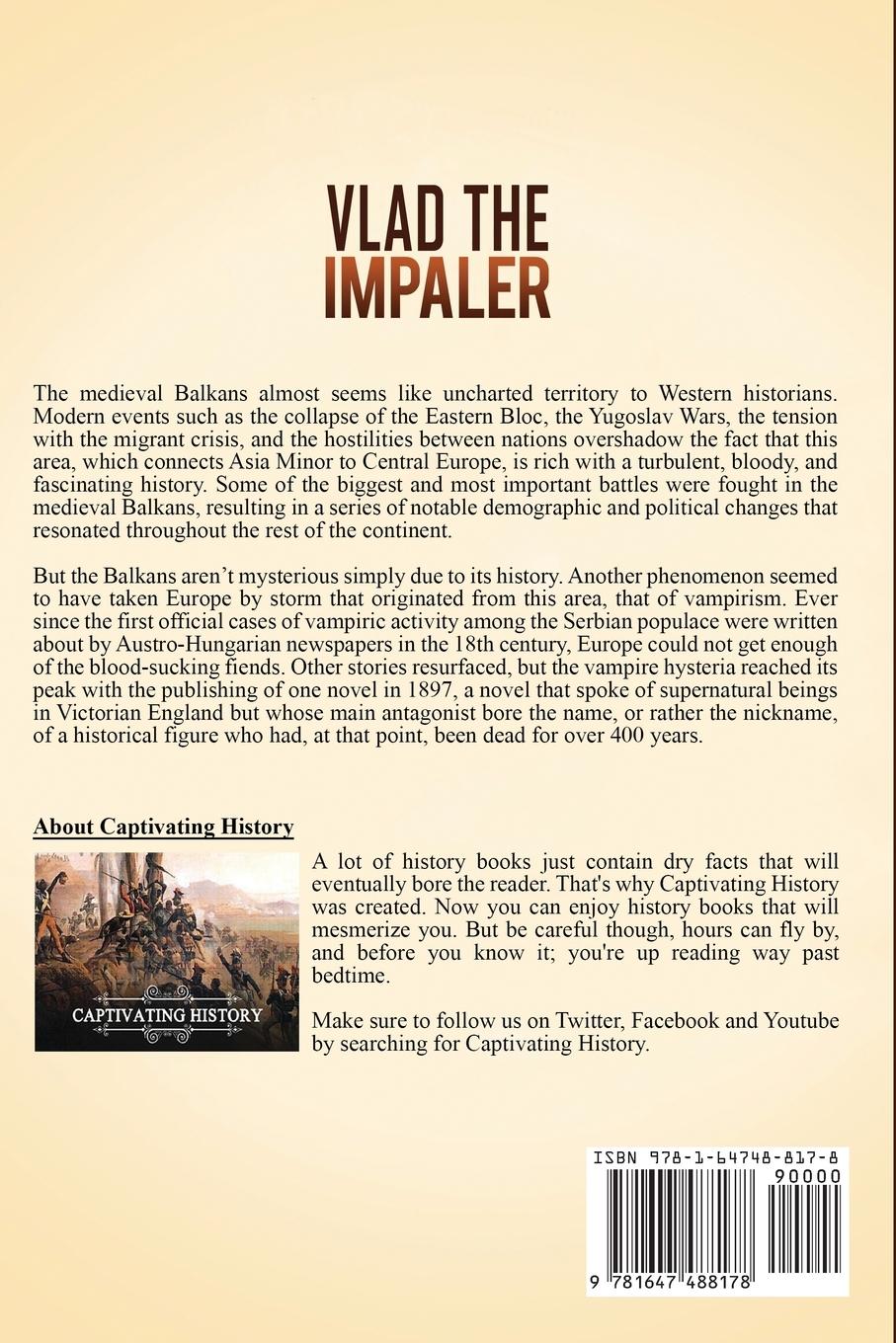 Rückseite: 9781647488178 | Vlad the Impaler | Captivating History | Taschenbuch | Englisch | 2020