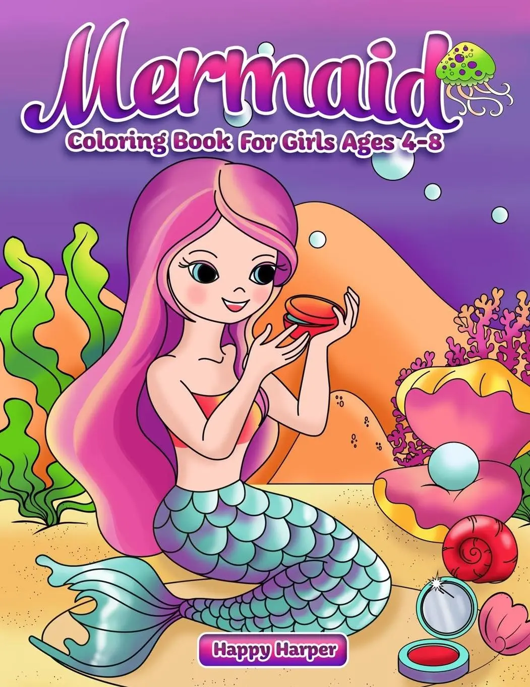 Cover: 9781989968178 | Mermaid Coloring Book | Harper Hall | Taschenbuch | Englisch | 2020
