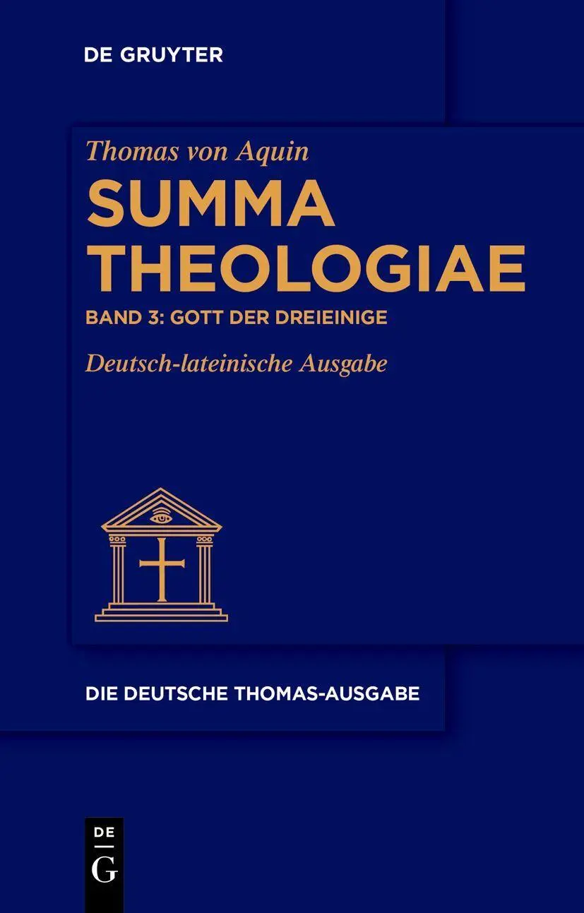 Cover: 9783112658178 | Gott der Dreieinige | I: 27-43 | Thomas von Aquin | Buch | Deutsch