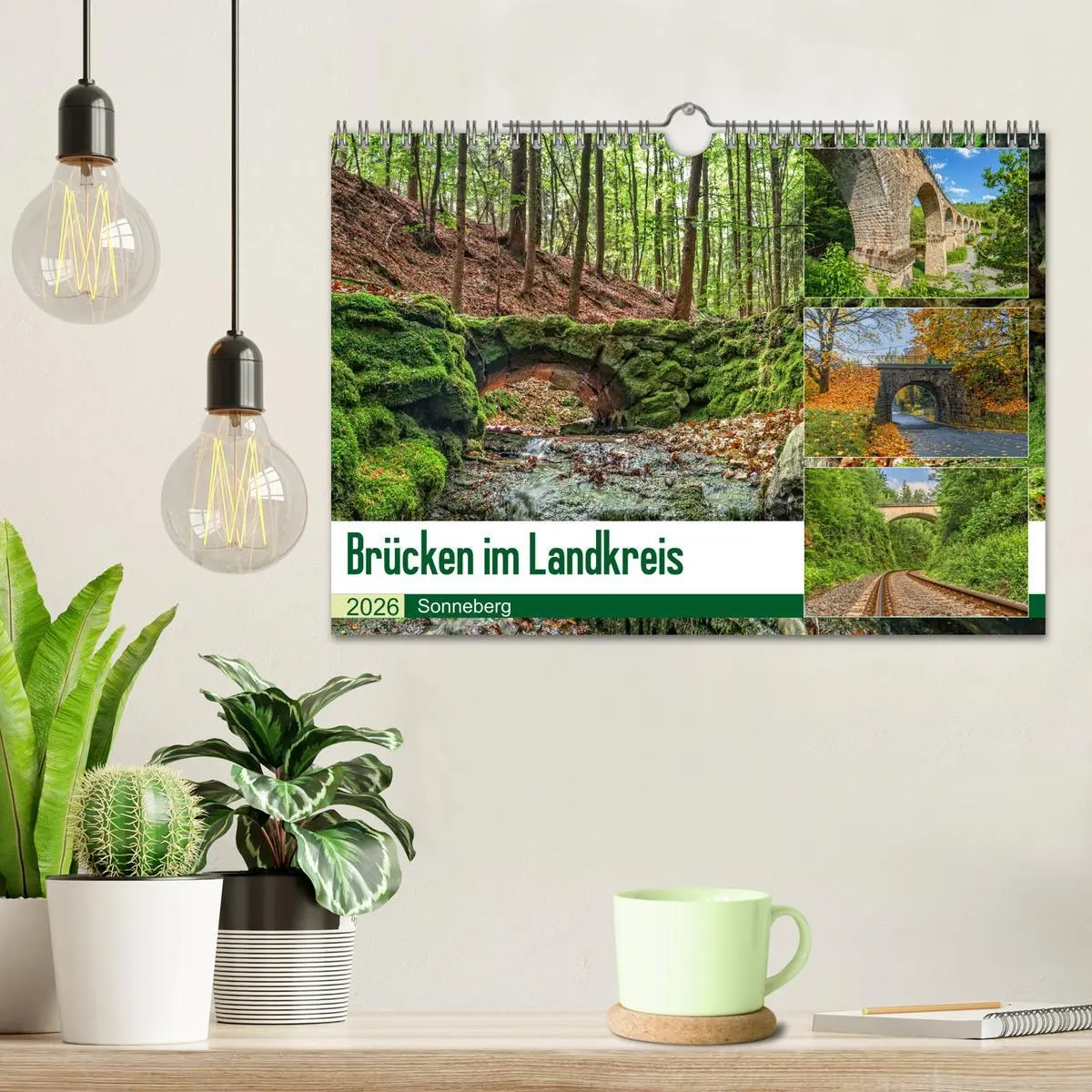 Bild: 9783457898178 | Brücken des Landkreises Sonneberg (Wandkalender 2026 DIN A4 quer),...