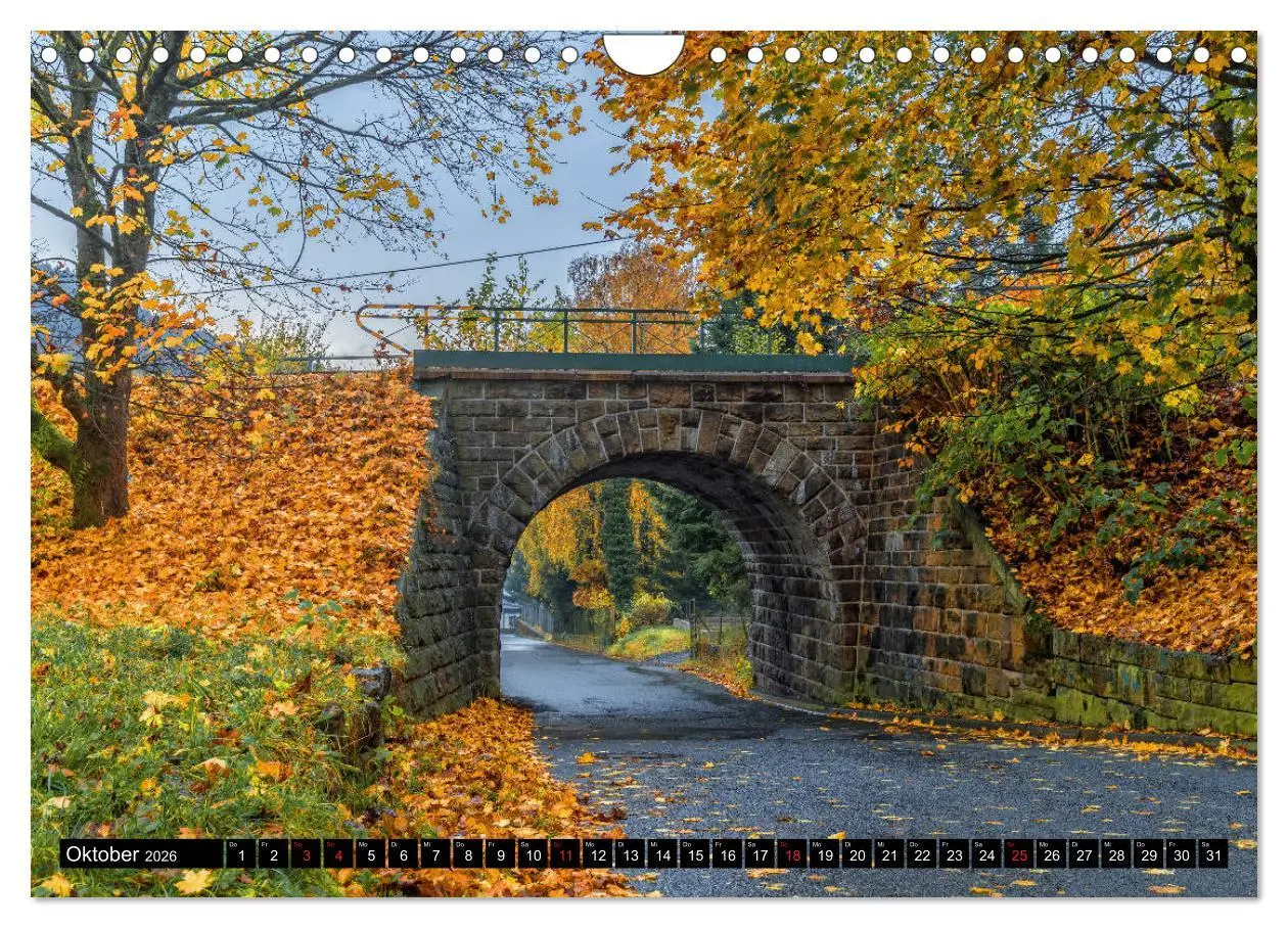 Bild: 9783457898178 | Brücken des Landkreises Sonneberg (Wandkalender 2026 DIN A4 quer),...