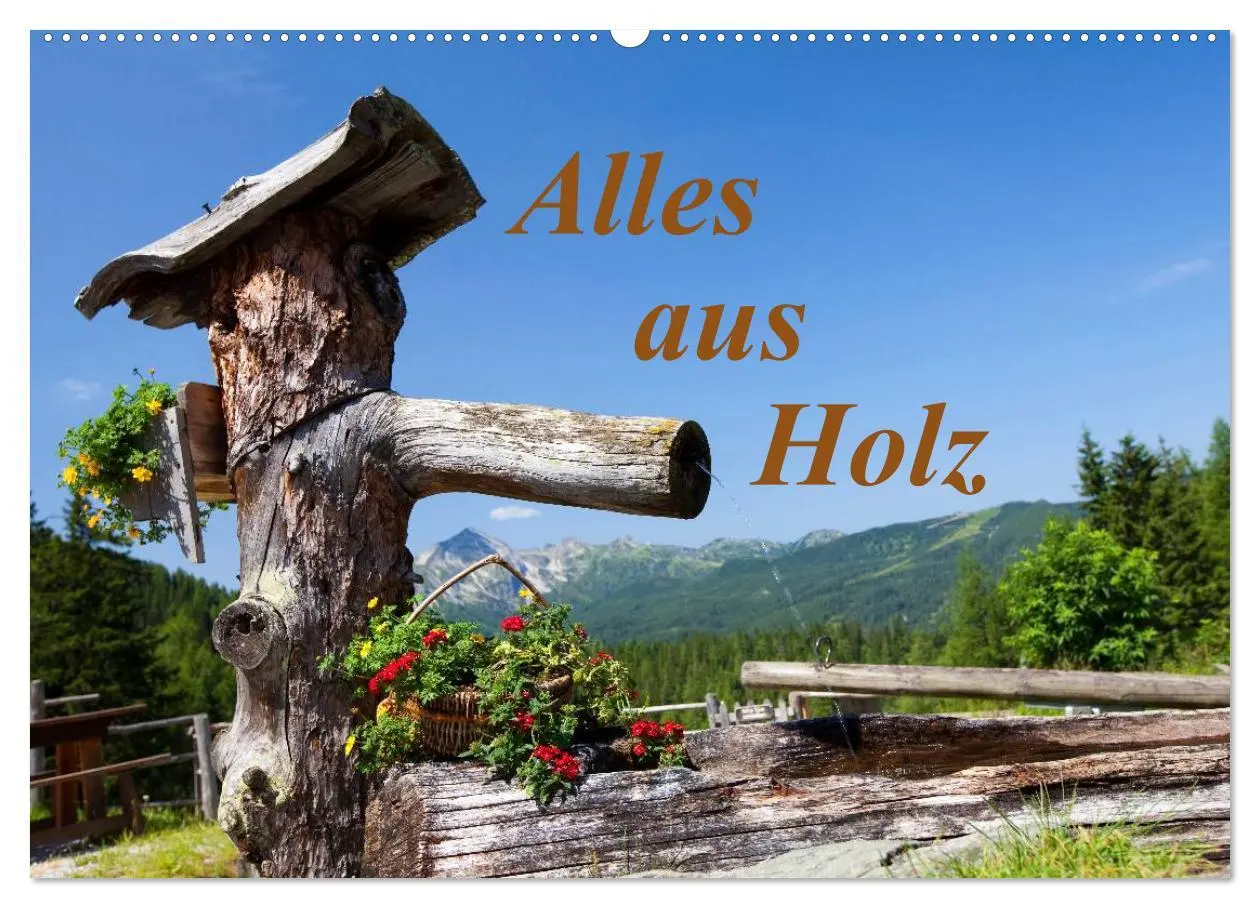 Cover: 9783457968178 | Alles aus Holz (Wandkalender 2026 DIN A2 quer), CALVENDO...
