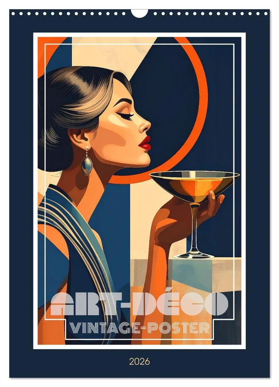 Cover: 9783516748178 | Art-Déco Vintage-Poster (Wandkalender 2026 DIN A3 hoch), CALVENDO...