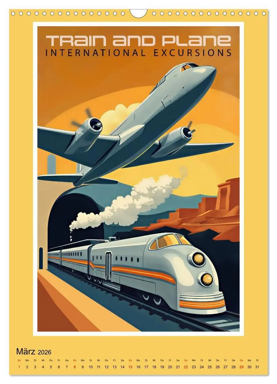 Bild: 9783516748178 | Art-Déco Vintage-Poster (Wandkalender 2026 DIN A3 hoch), CALVENDO...