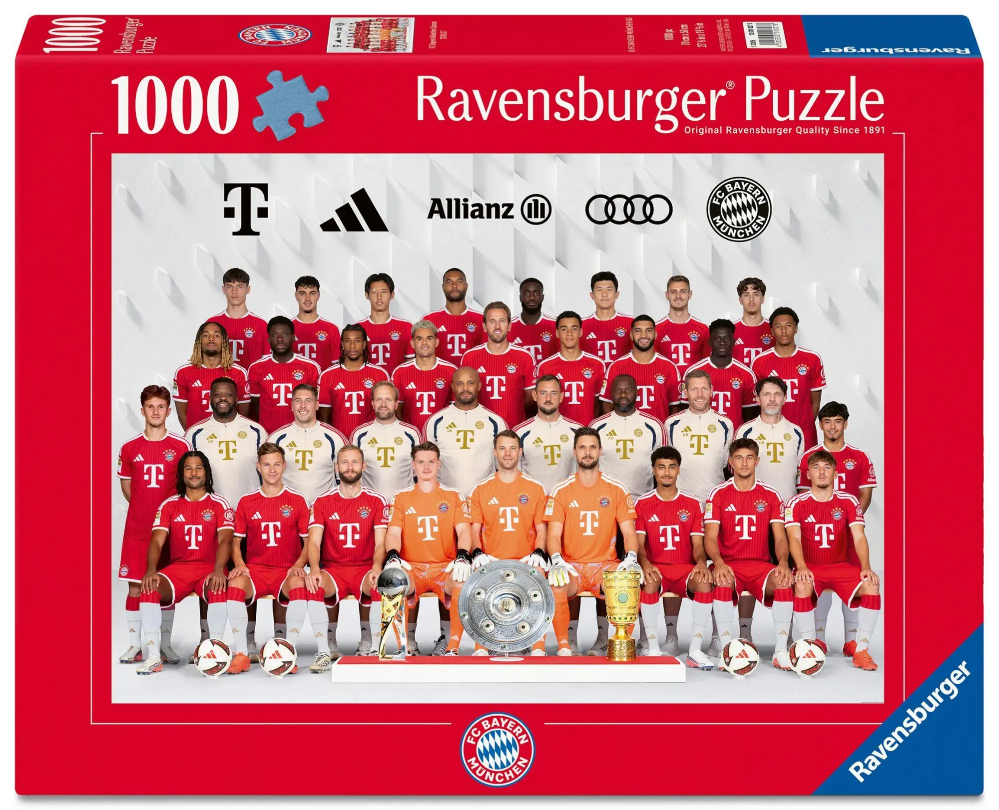 Cover: 4005555018278 | Erwachsenenpuzzle 1000 Teile - FC Bayern München Saison 2026/27 | 2026