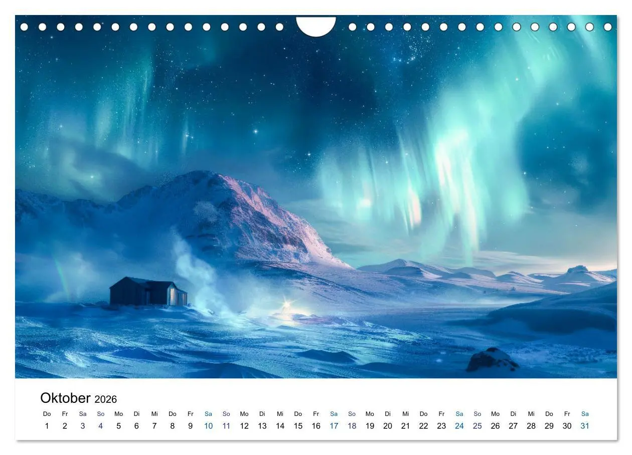 Bild: 9783457338278 | Aurora Borealis - Der Zauber der Nordlichter (Wandkalender 2026 DIN...