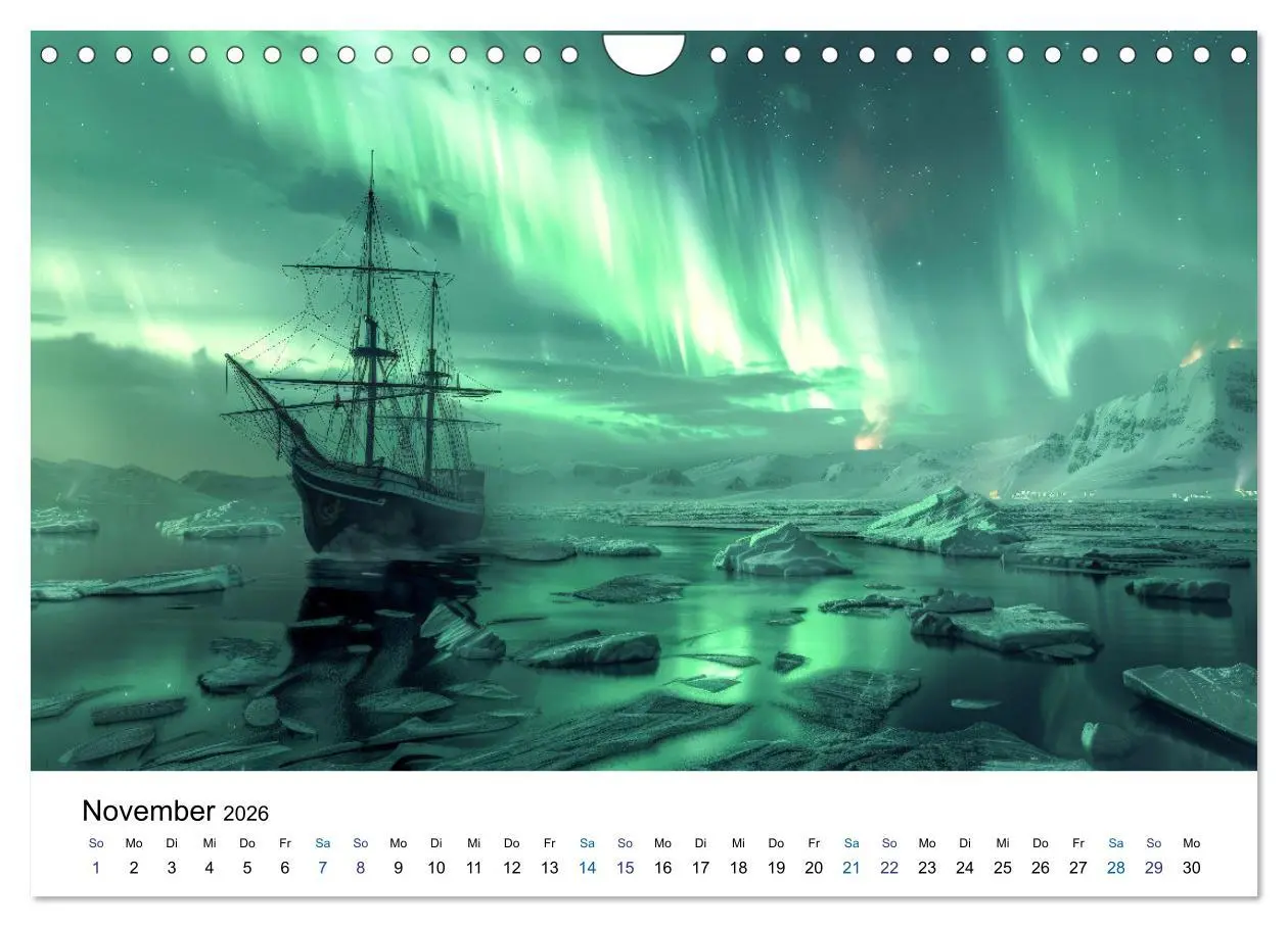 Bild: 9783457338278 | Aurora Borealis - Der Zauber der Nordlichter (Wandkalender 2026 DIN...