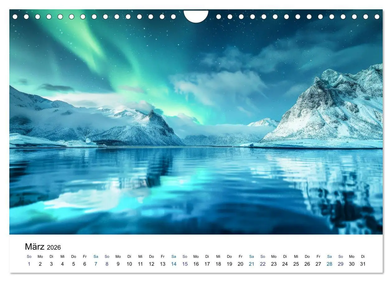 Bild: 9783457338278 | Aurora Borealis - Der Zauber der Nordlichter (Wandkalender 2026 DIN...
