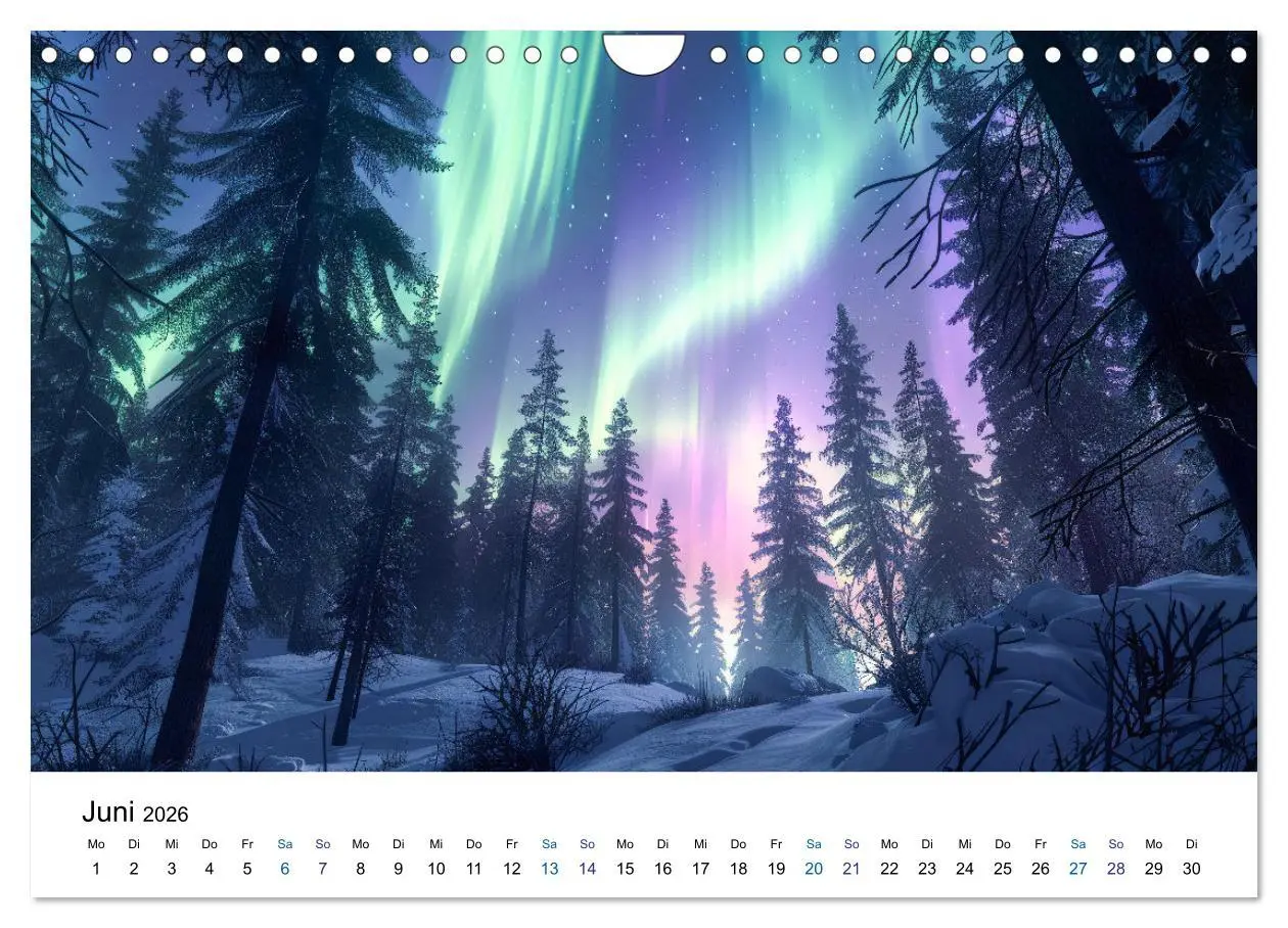 Bild: 9783457338278 | Aurora Borealis - Der Zauber der Nordlichter (Wandkalender 2026 DIN...