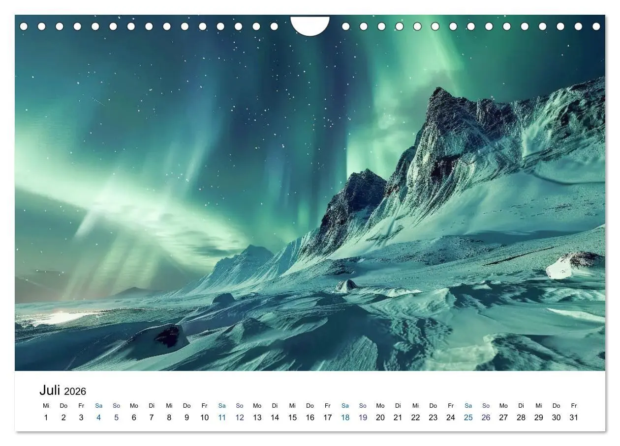 Bild: 9783457338278 | Aurora Borealis - Der Zauber der Nordlichter (Wandkalender 2026 DIN...