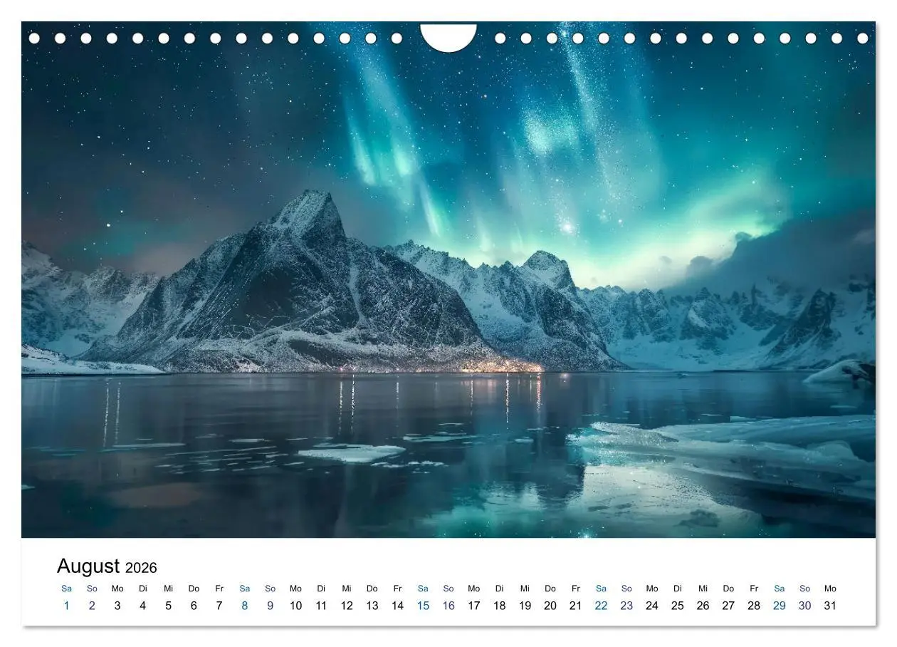 Bild: 9783457338278 | Aurora Borealis - Der Zauber der Nordlichter (Wandkalender 2026 DIN...