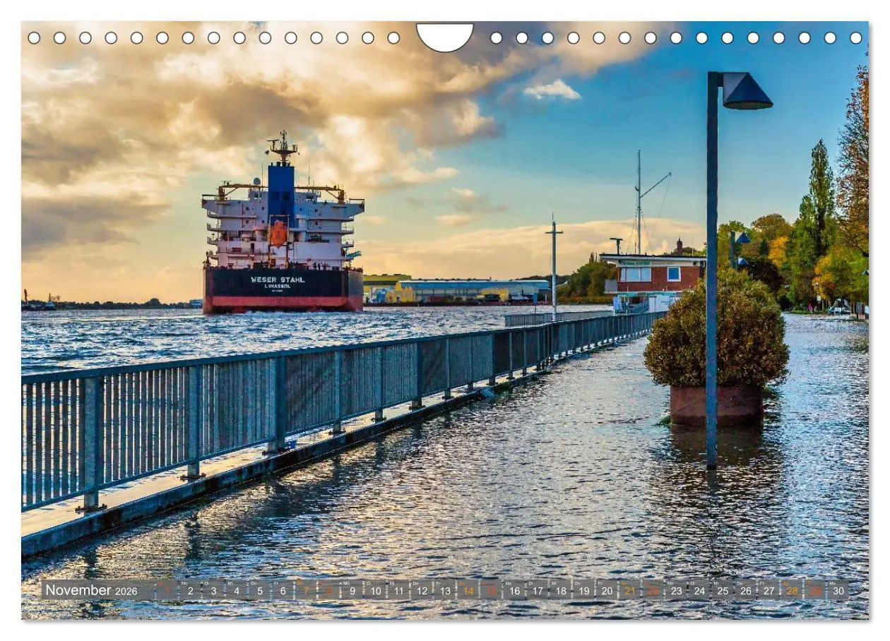 Bild: 9783457648278 | Bremen-Nord - maritim und angenehm (Wandkalender 2026 DIN A4 quer),...