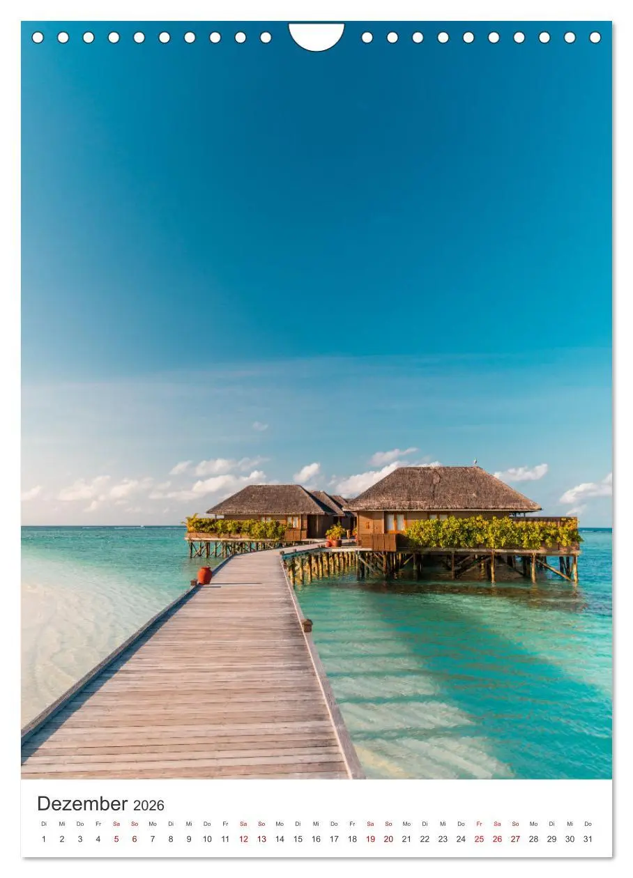 Bild: 9783516358278 | Malediven - Das wunderschöne Urlaubsparadies. (Wandkalender 2026...