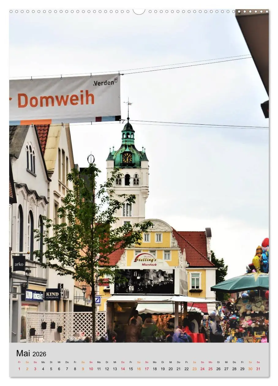 Bild: 9783516428278 | Verden - Aller (Wandkalender 2026 DIN A2 hoch), CALVENDO...