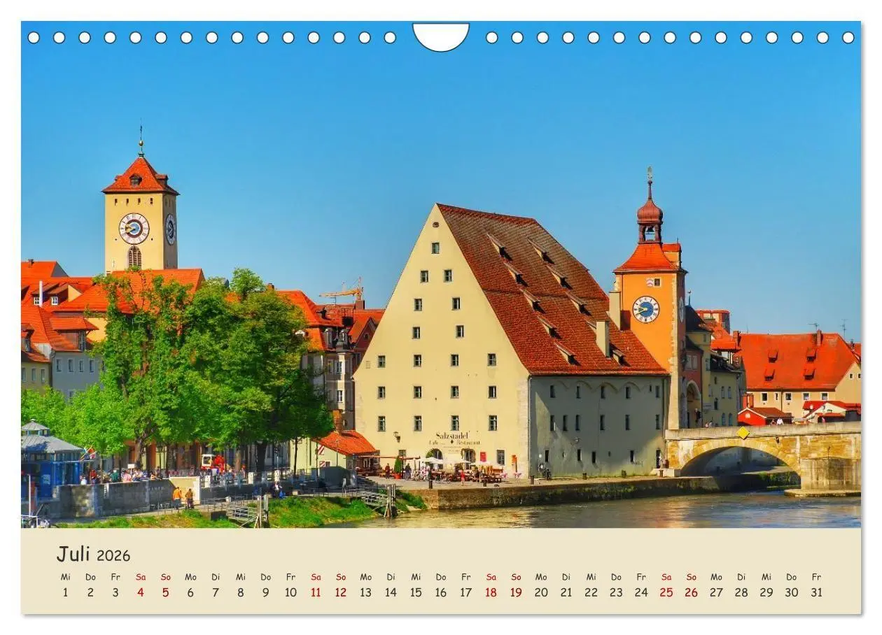 Bild: 9783516738278 | Regensburg. Du bist so schön (Wandkalender 2026 DIN A4 quer),...