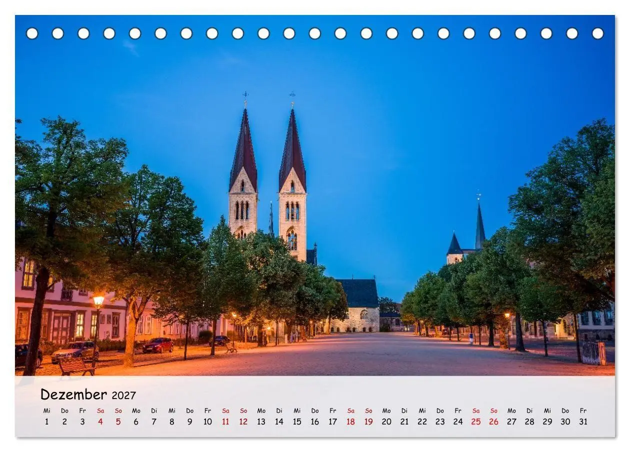Bild: 9783594408278 | Halberstadt Altstadtarchitektur unweit des Harzes (Tischkalender...