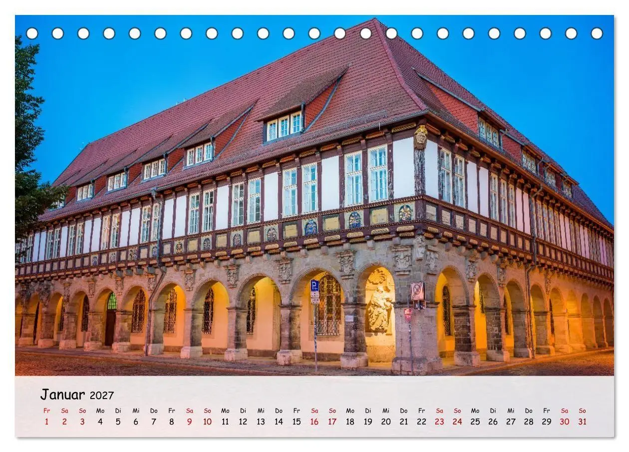 Bild: 9783594408278 | Halberstadt Altstadtarchitektur unweit des Harzes (Tischkalender...