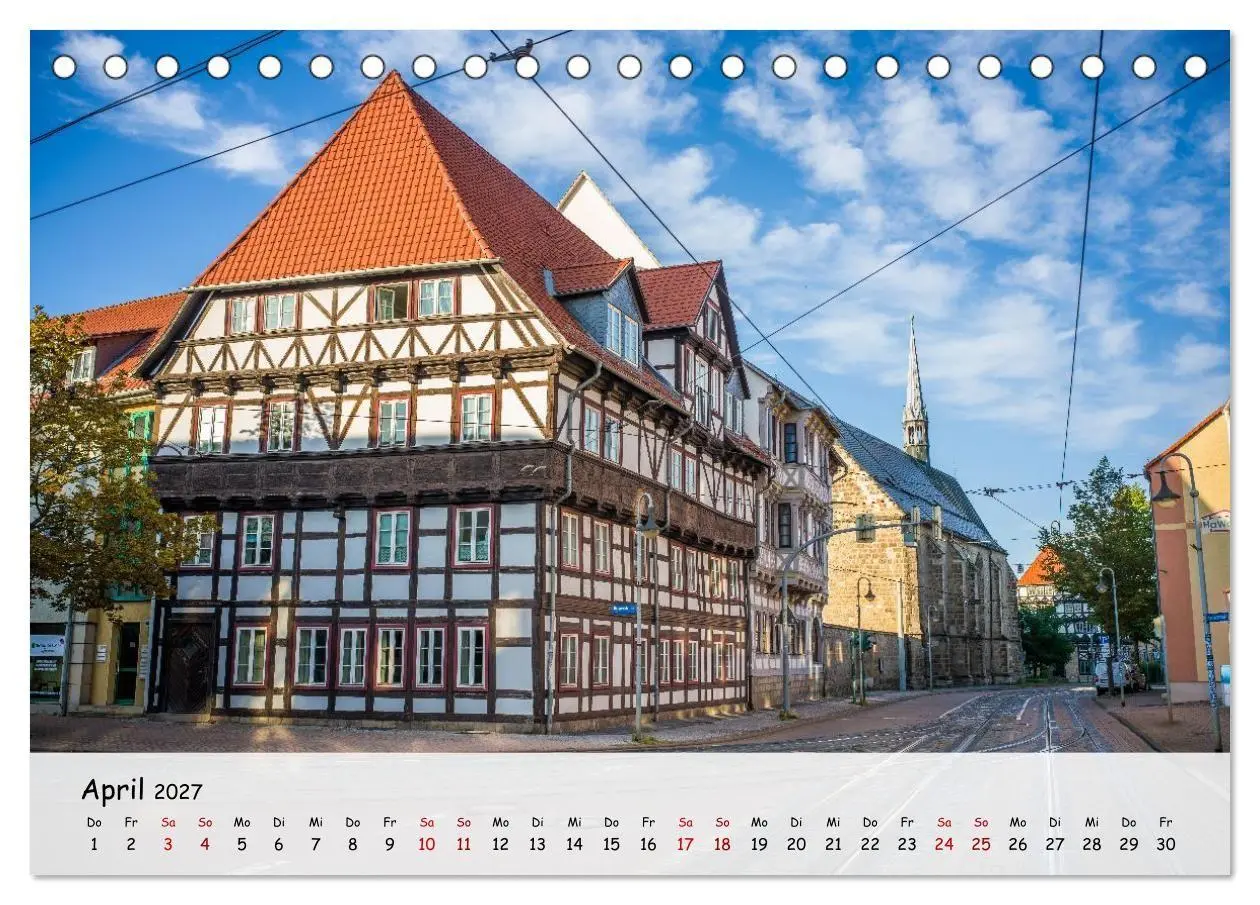 Bild: 9783594408278 | Halberstadt Altstadtarchitektur unweit des Harzes (Tischkalender...