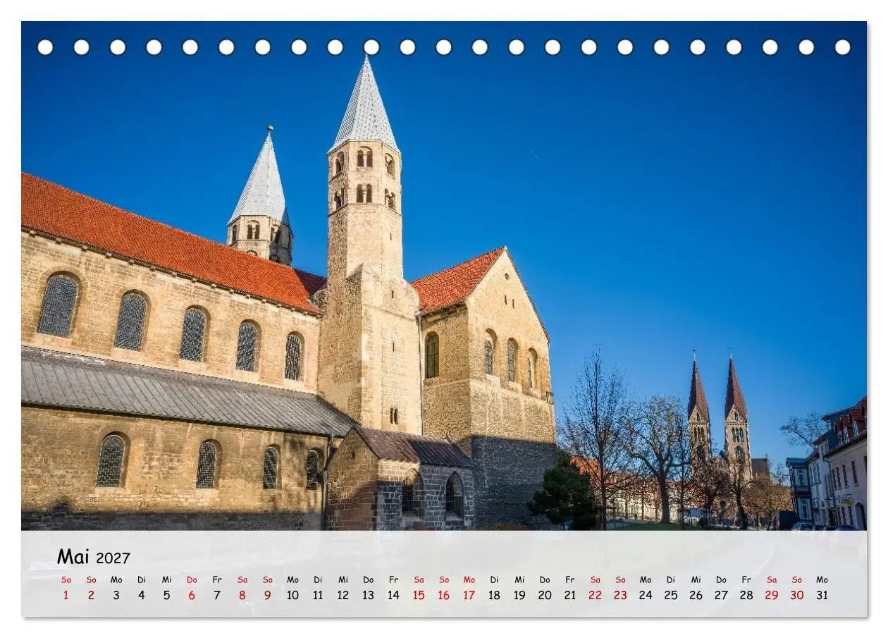 Bild: 9783594408278 | Halberstadt Altstadtarchitektur unweit des Harzes (Tischkalender...