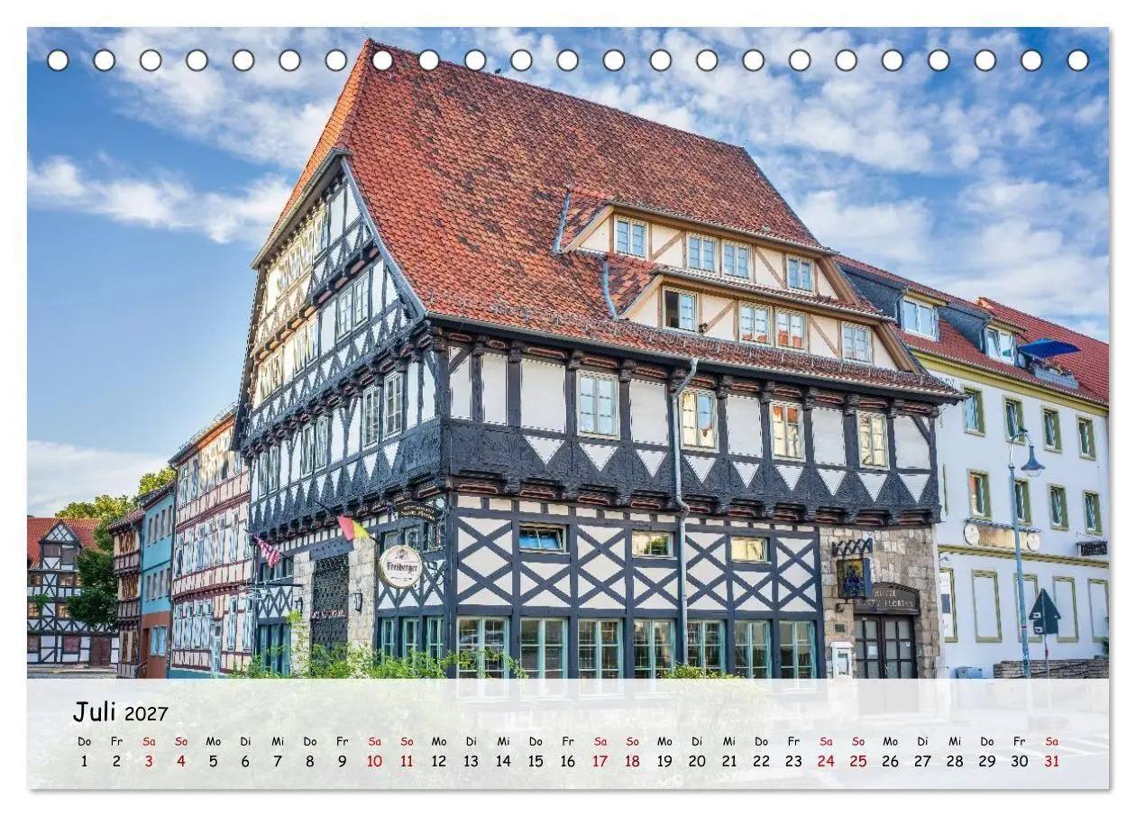 Bild: 9783594408278 | Halberstadt Altstadtarchitektur unweit des Harzes (Tischkalender...