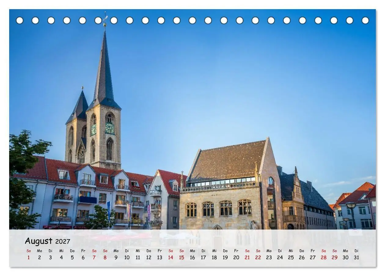Bild: 9783594408278 | Halberstadt Altstadtarchitektur unweit des Harzes (Tischkalender...