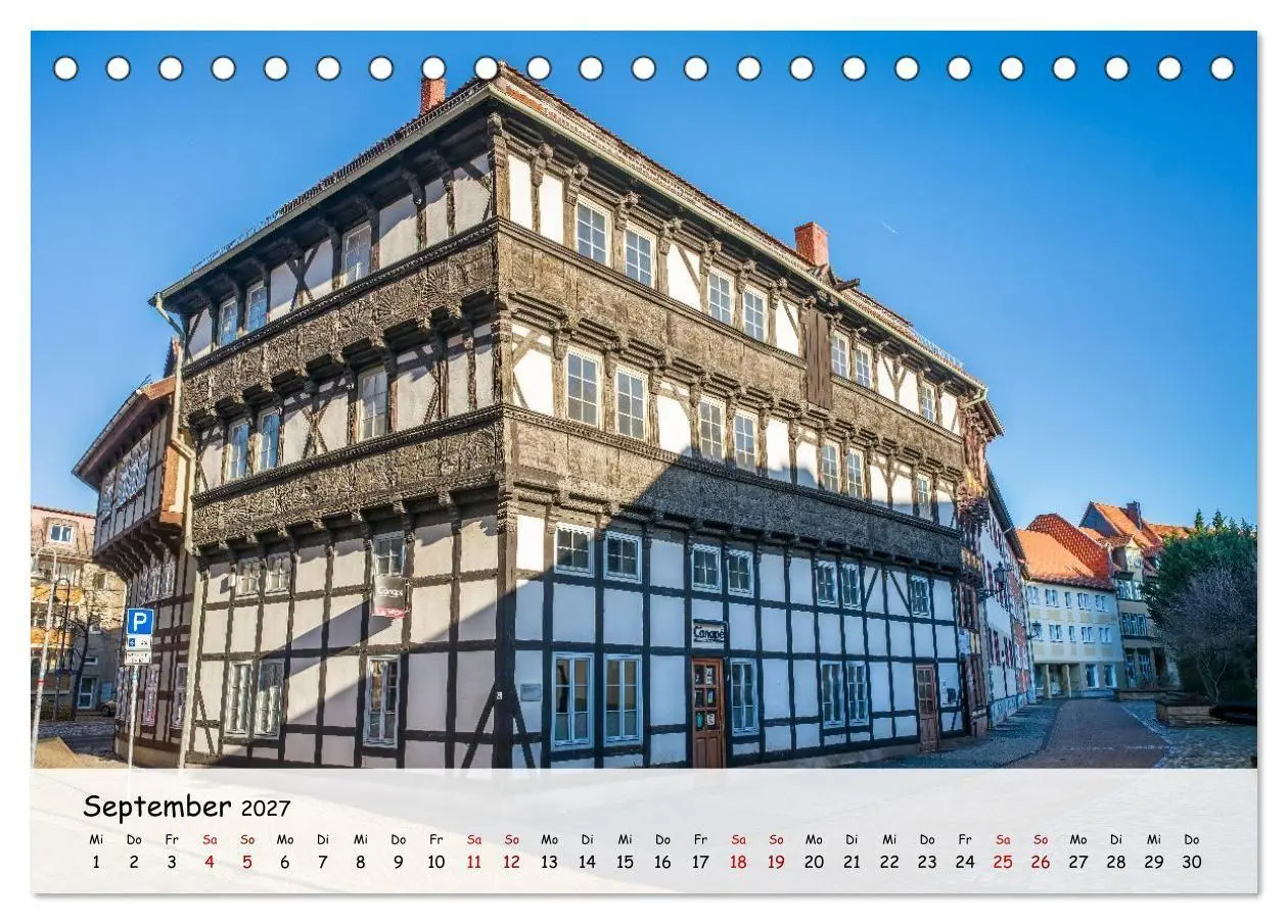 Bild: 9783594408278 | Halberstadt Altstadtarchitektur unweit des Harzes (Tischkalender...