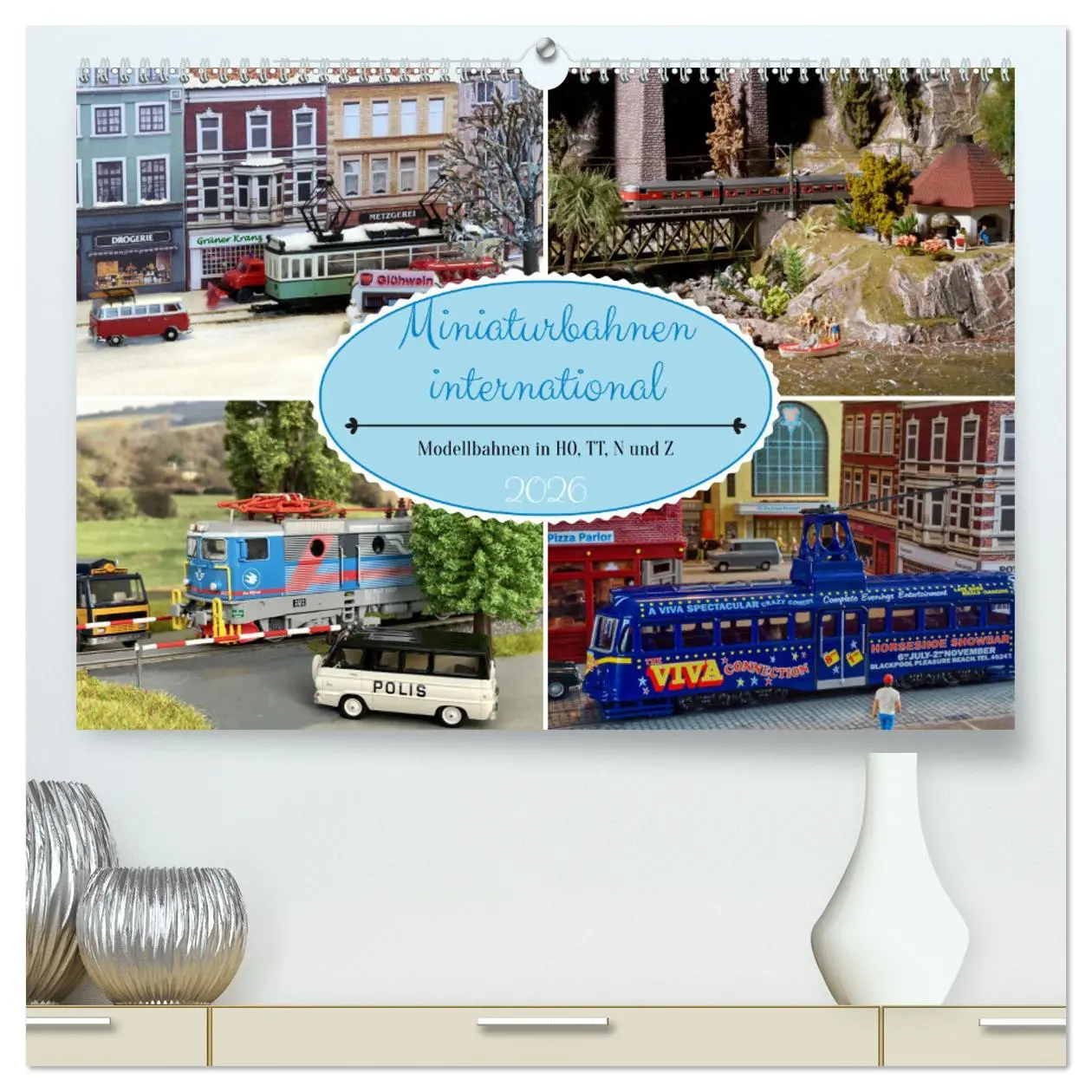 Cover: 9783457258378 | Miniaturbahnen international (hochwertiger Premium Wandkalender...