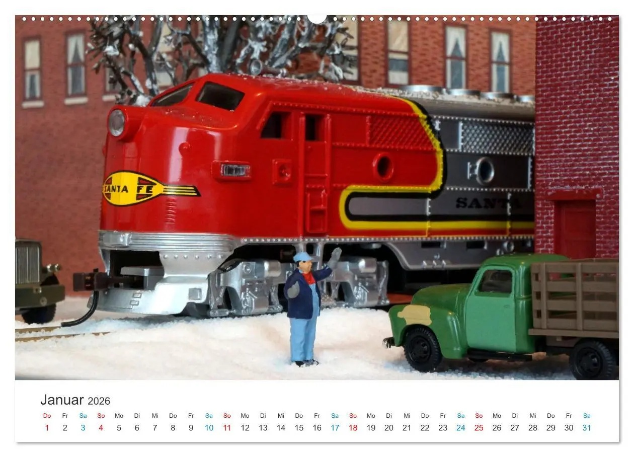 Bild: 9783457258378 | Miniaturbahnen international (hochwertiger Premium Wandkalender...