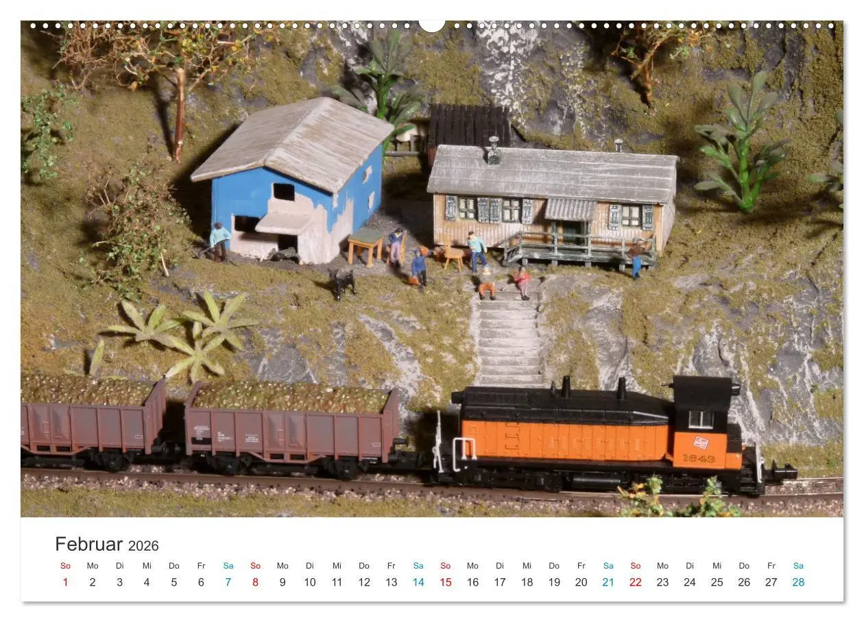 Bild: 9783457258378 | Miniaturbahnen international (hochwertiger Premium Wandkalender...
