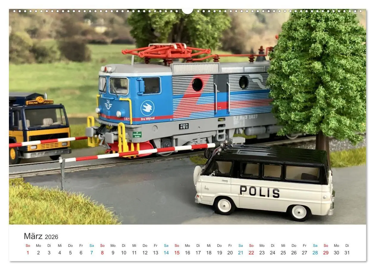Bild: 9783457258378 | Miniaturbahnen international (hochwertiger Premium Wandkalender...