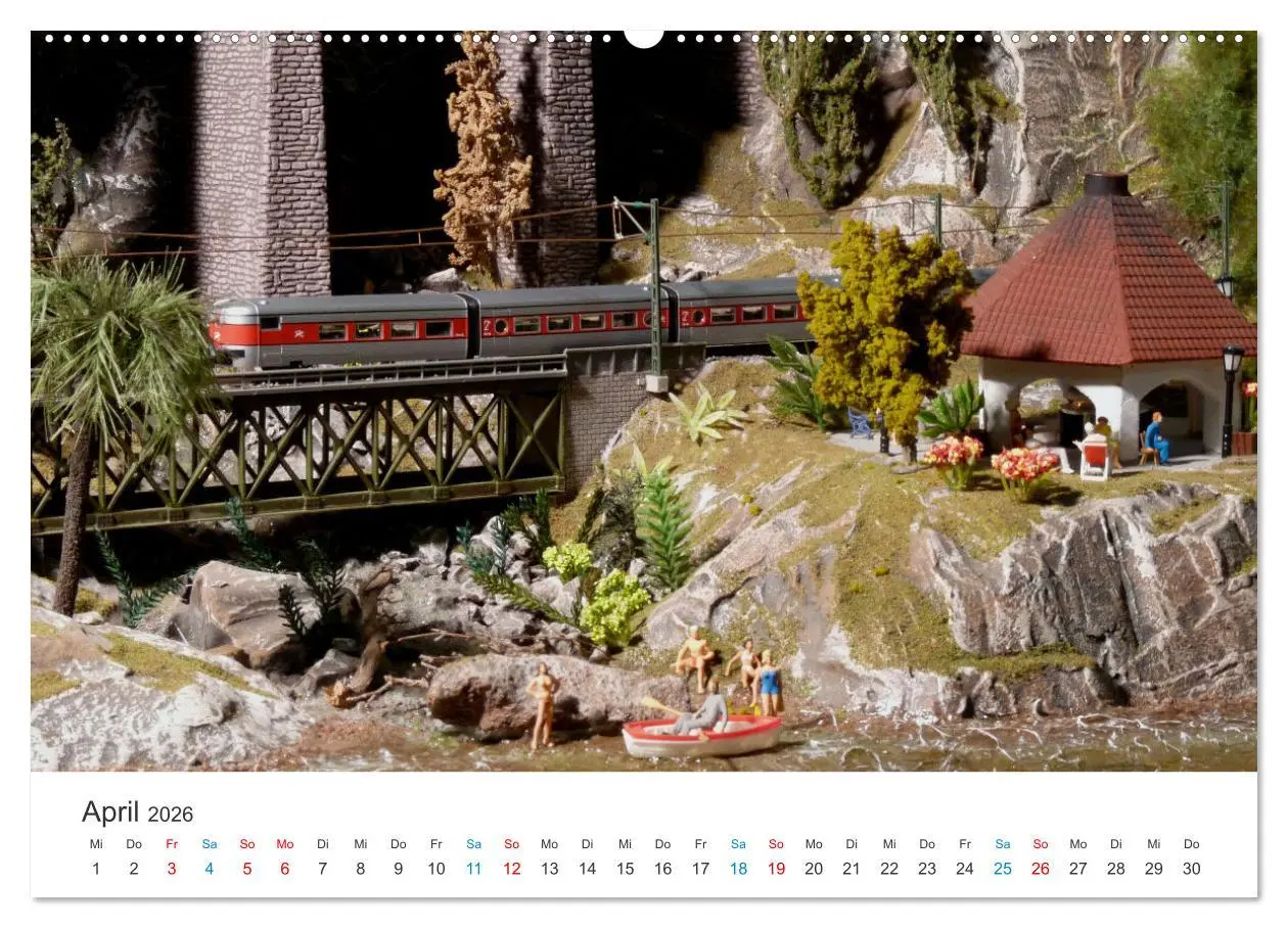 Bild: 9783457258378 | Miniaturbahnen international (hochwertiger Premium Wandkalender...