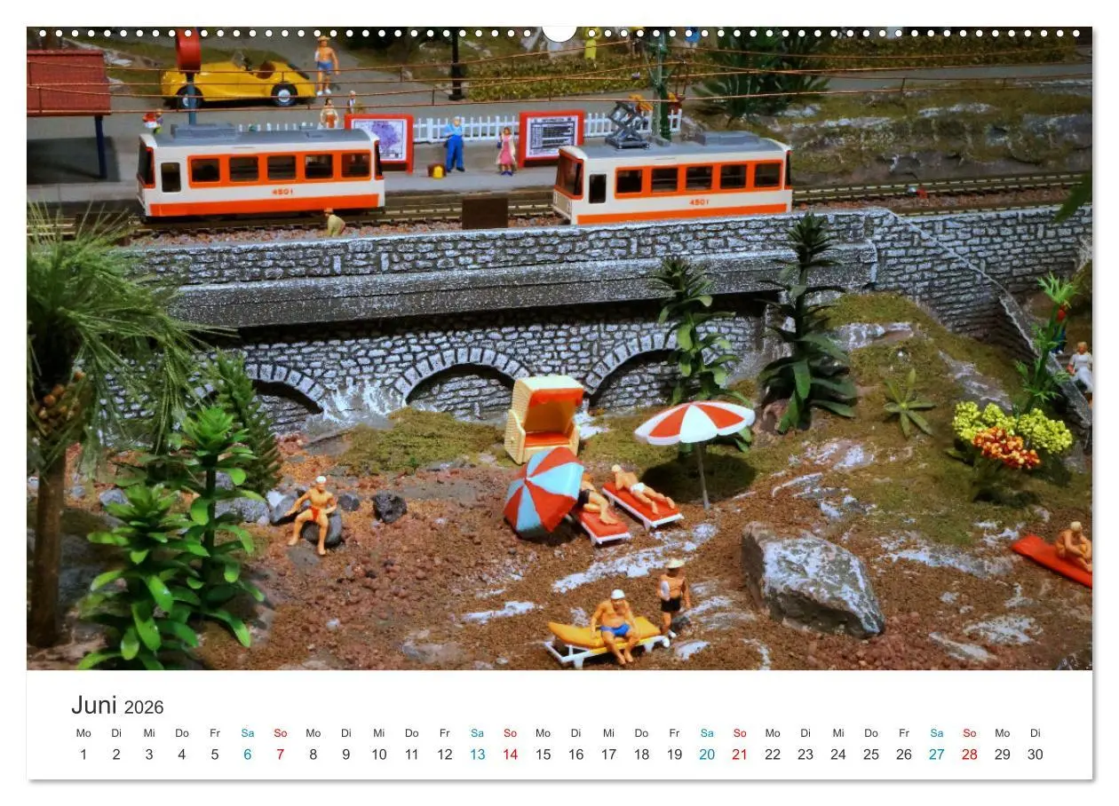 Bild: 9783457258378 | Miniaturbahnen international (hochwertiger Premium Wandkalender...