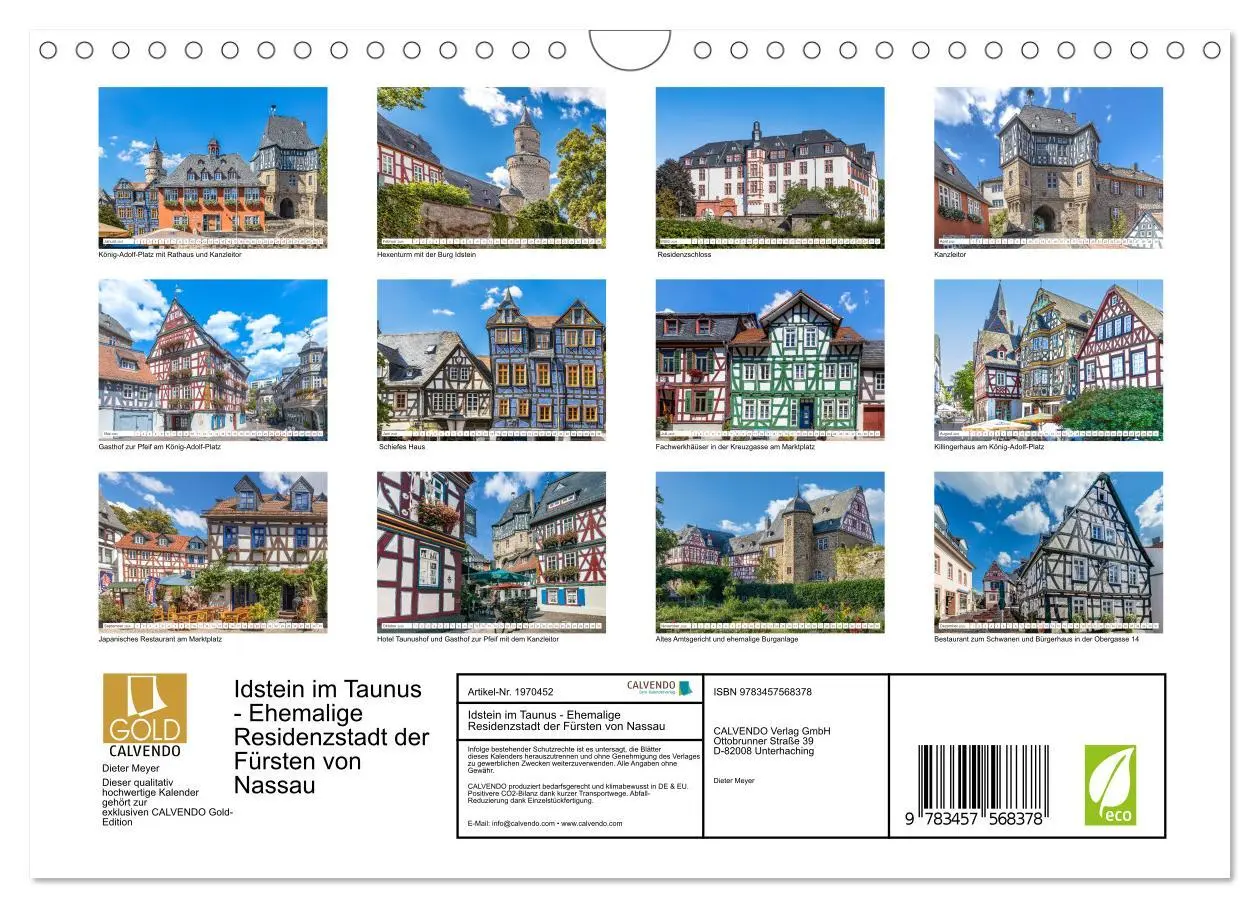 Bild: 9783457568378 | Idstein im Taunus - Ehemalige Residenzstadt der Fürsten von Nassau...