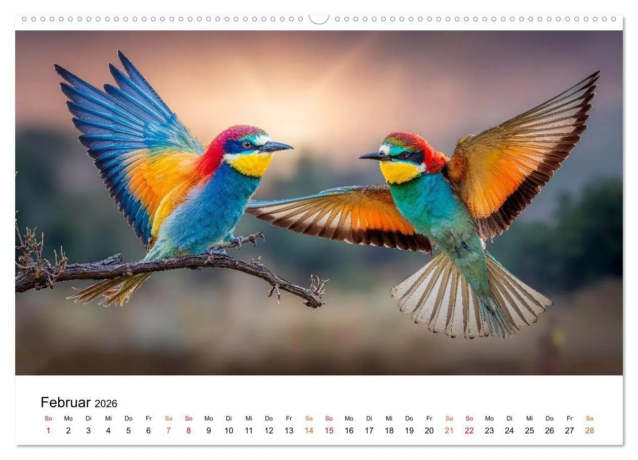 Bild: 9783516658378 | Bienenfresser - im Flug der Farben (hochwertiger Premium...