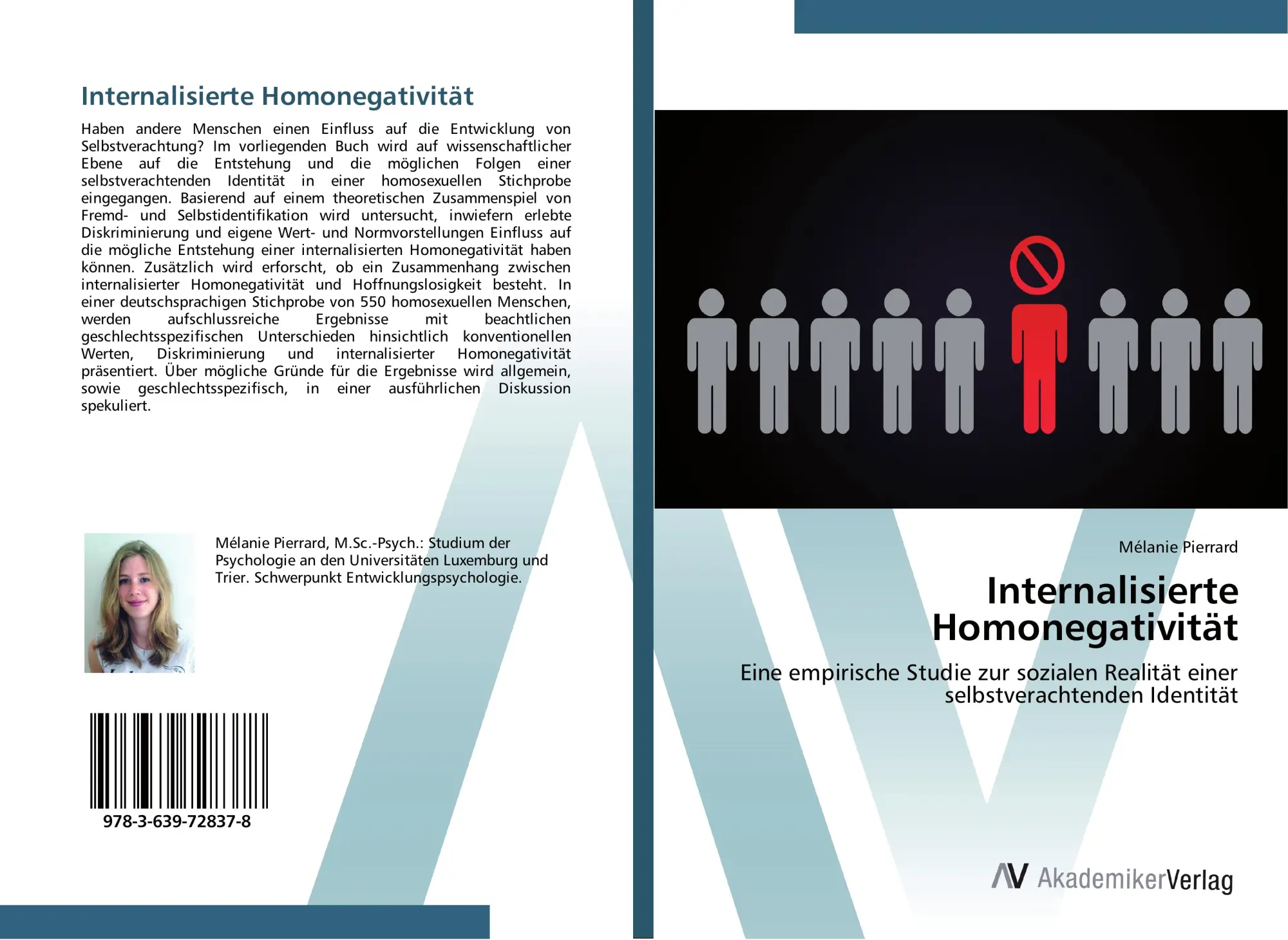 Cover: 9783639728378 | Internalisierte Homonegativität | Mélanie Pierrard | Taschenbuch