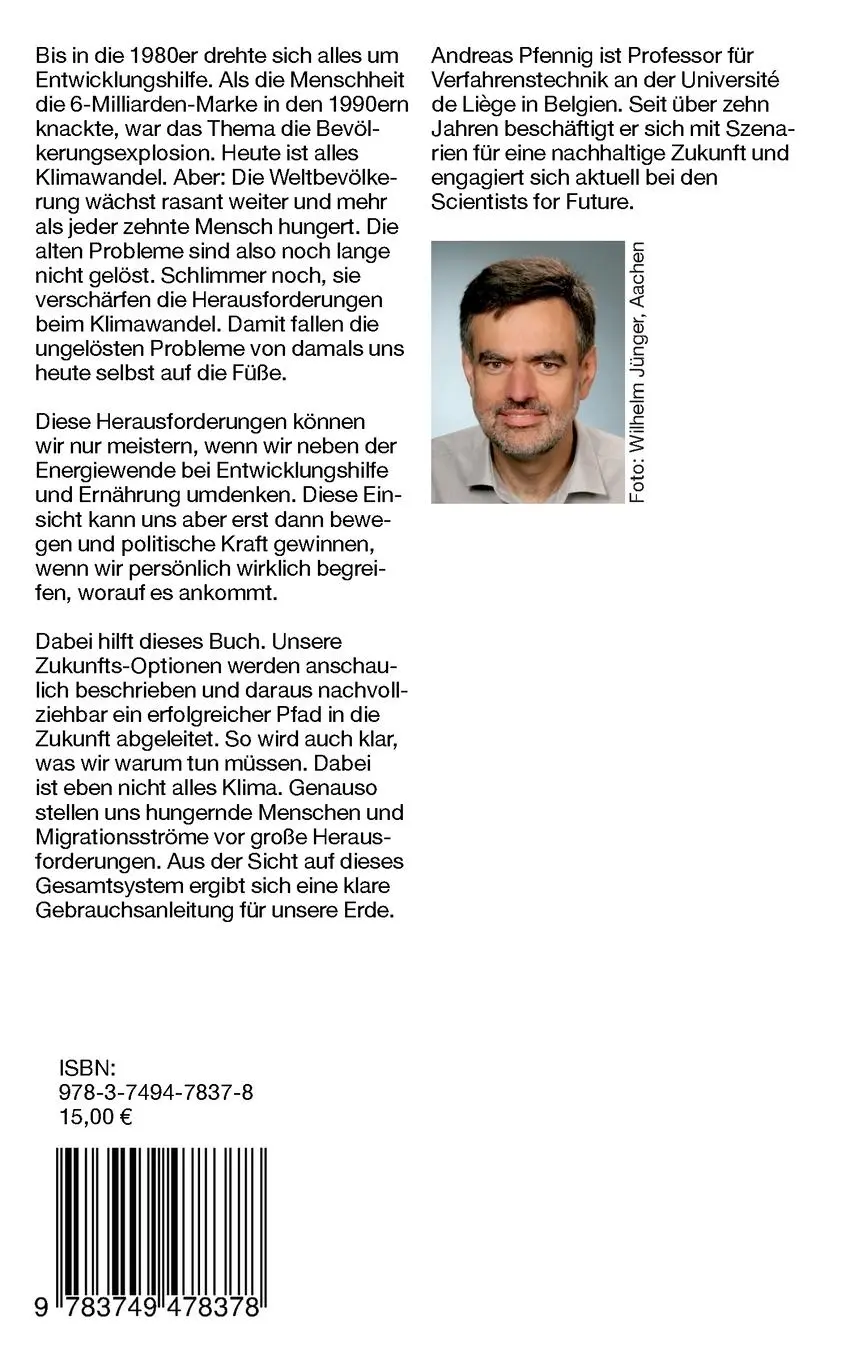 Rückseite: 9783749478378 | Klima-Wende-Zeit | Andreas Pfennig | Taschenbuch | 300 S. | Deutsch
