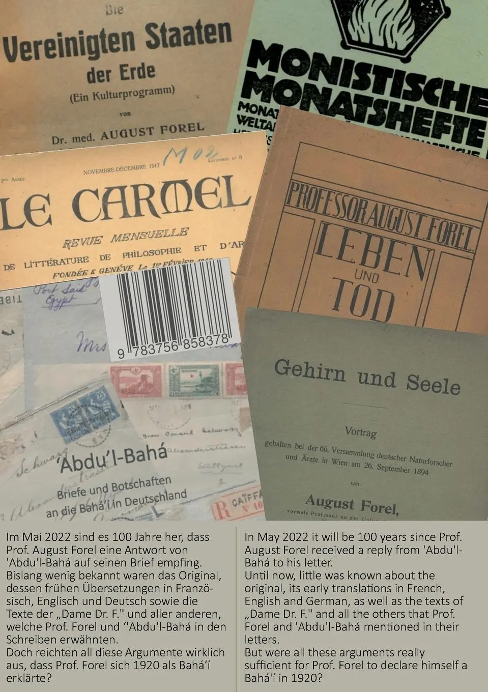 Rückseite: 9783756858378 | Ich für meinen Teil bin Monist | Alexander Meinhard | Taschenbuch