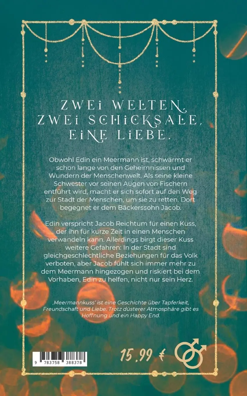 Rückseite: 9783758388378 | Meermannkuss | Hiroki Jäger | Taschenbuch | Meeres-Kuss-Reihe | 314 S.