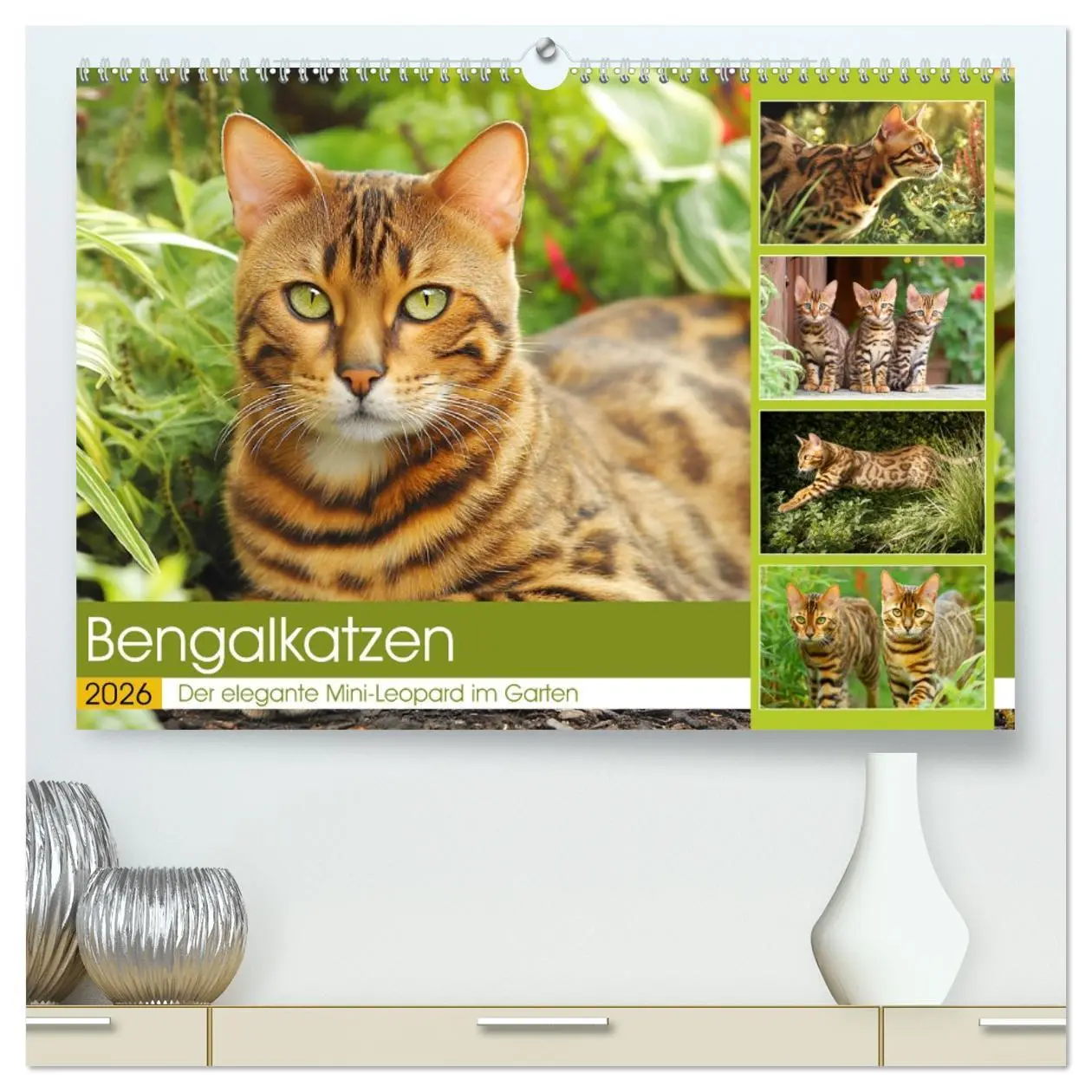 Cover: 9783516028478 | Bengalkatzen. Der elegante Mini-Leopard im Garten (hochwertiger...